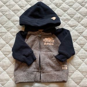 Like new roots baby boy hoodie 3-6m